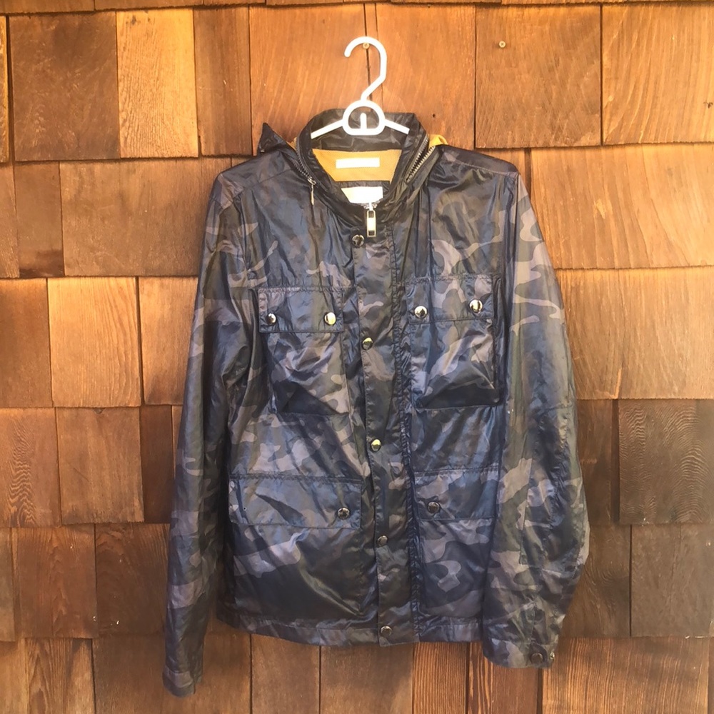 Zara Camo Windbreaker with Hood